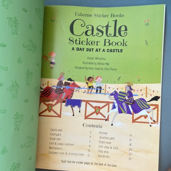 COPY - Usborne Castle Sticker Book - Picture 8 of 8